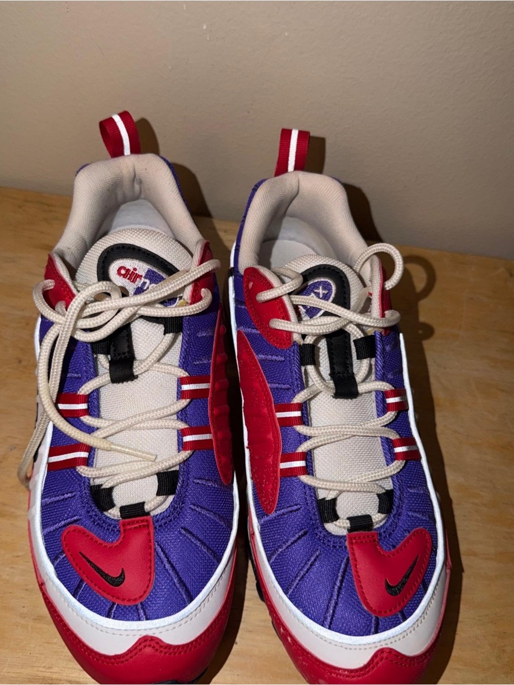 Nike  Purple and Red Athletic Sneakers